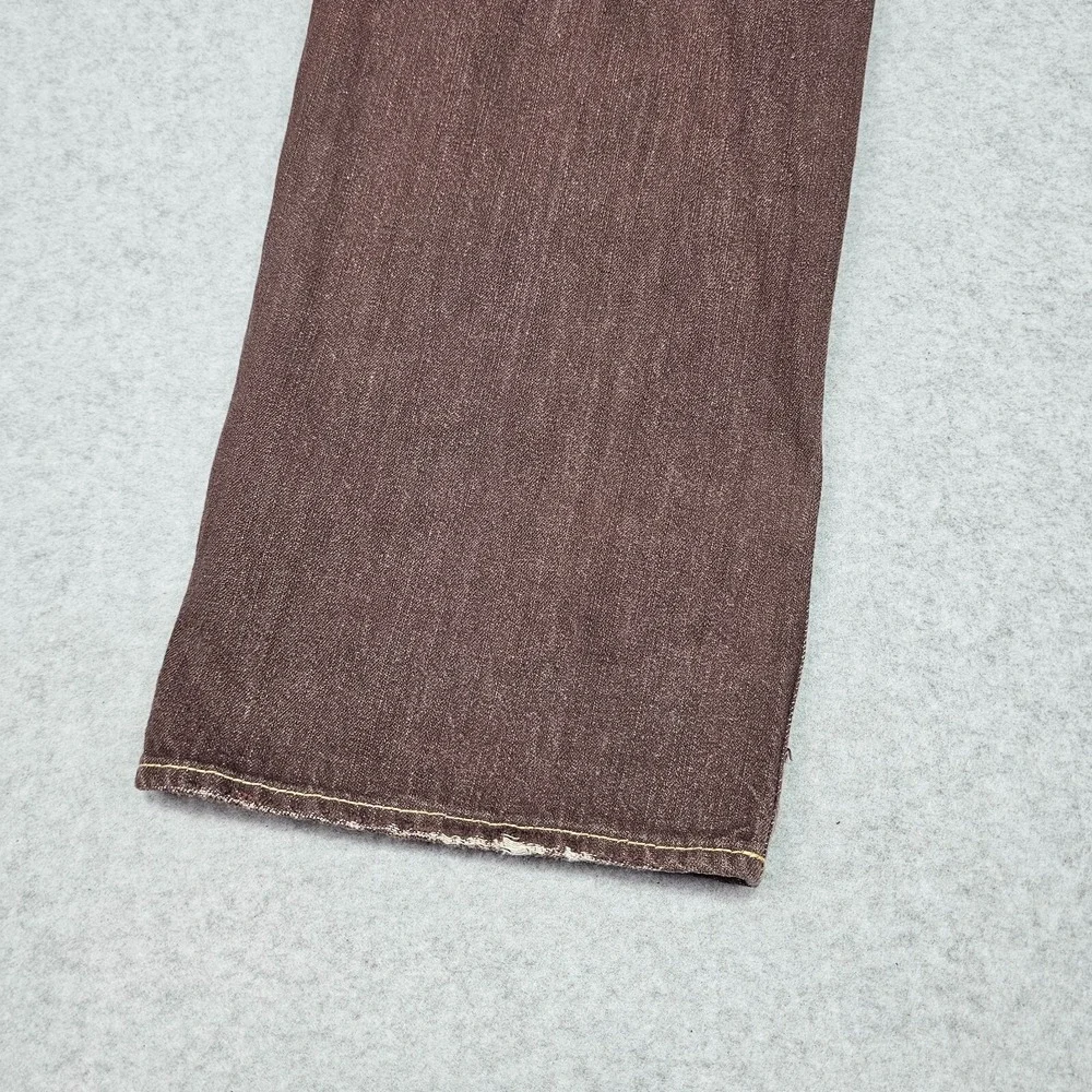 LRG‎ Lifted Research Group Mens Jeans 34x32 Blue Denim Grass Roots Straight Fit